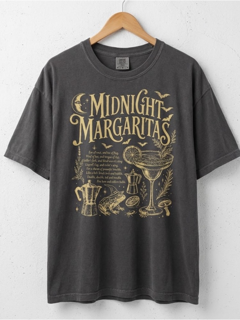 Midnight Margaritas Shirt, Witchy Halloween Tee